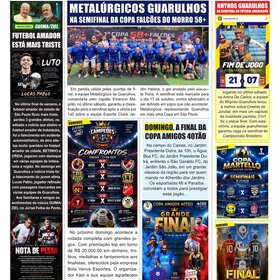 NOSSA  PÁGINA ESPORTIVA NO JORNAL FOLHA DO PONTO  - 2026