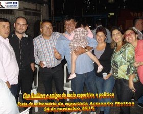 ANIVERSÁRIO DO ESPORTISTA ARMANDO MATTOS