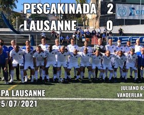 EQUIPE DO PESCAKINADA NA SEMIFINAL DA COPA LAUSANNE 50TÃO 2021